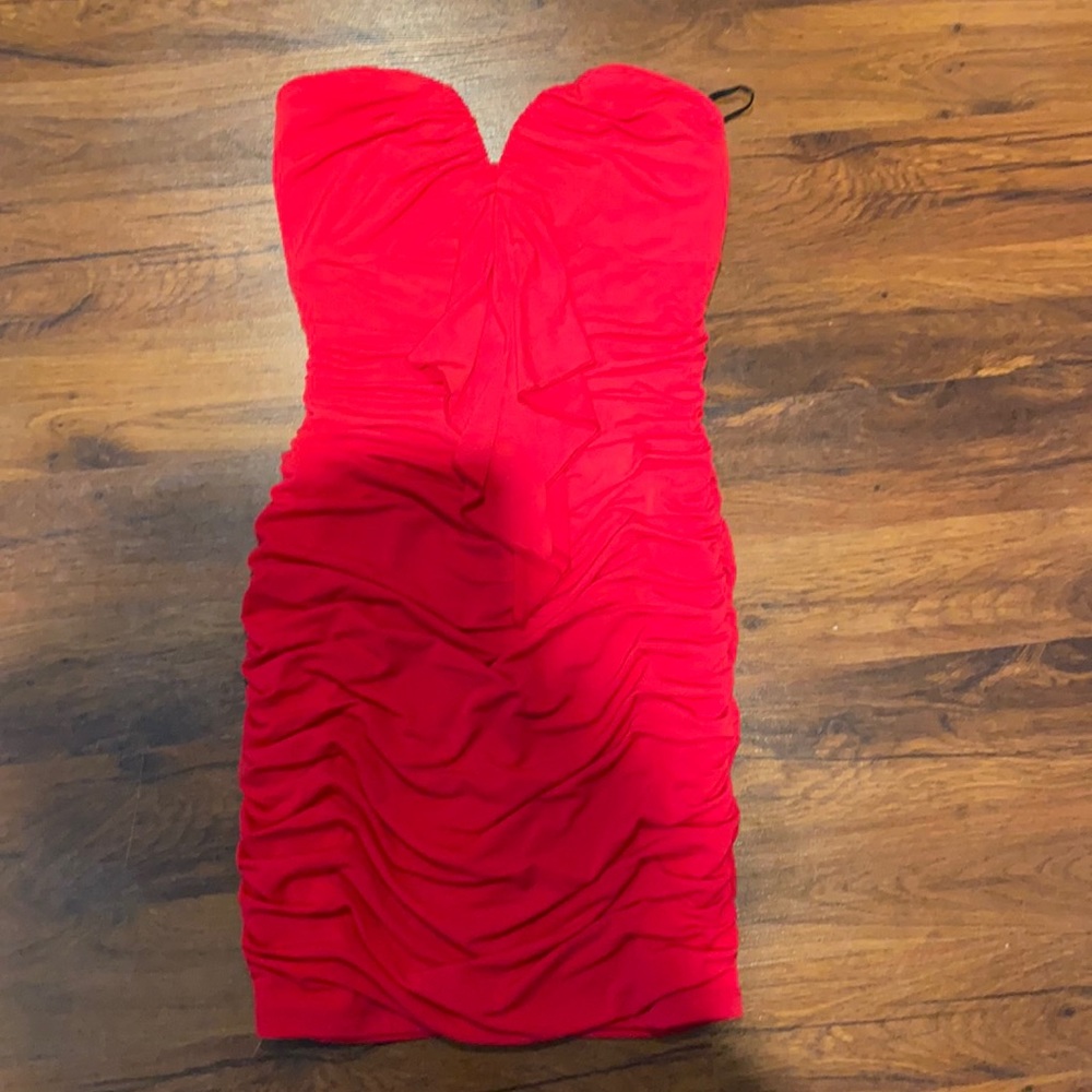 2 for $20 💕NWOT Hot pink ruched soho dress